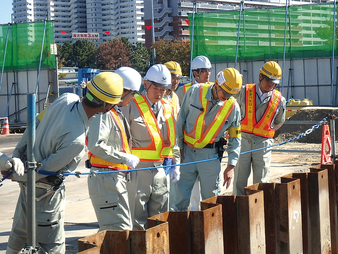 社長現場パトロール
