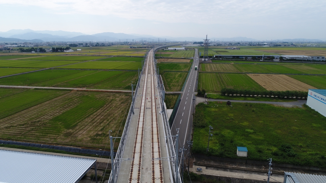 北陸新幹線、坂井丸岡高架橋