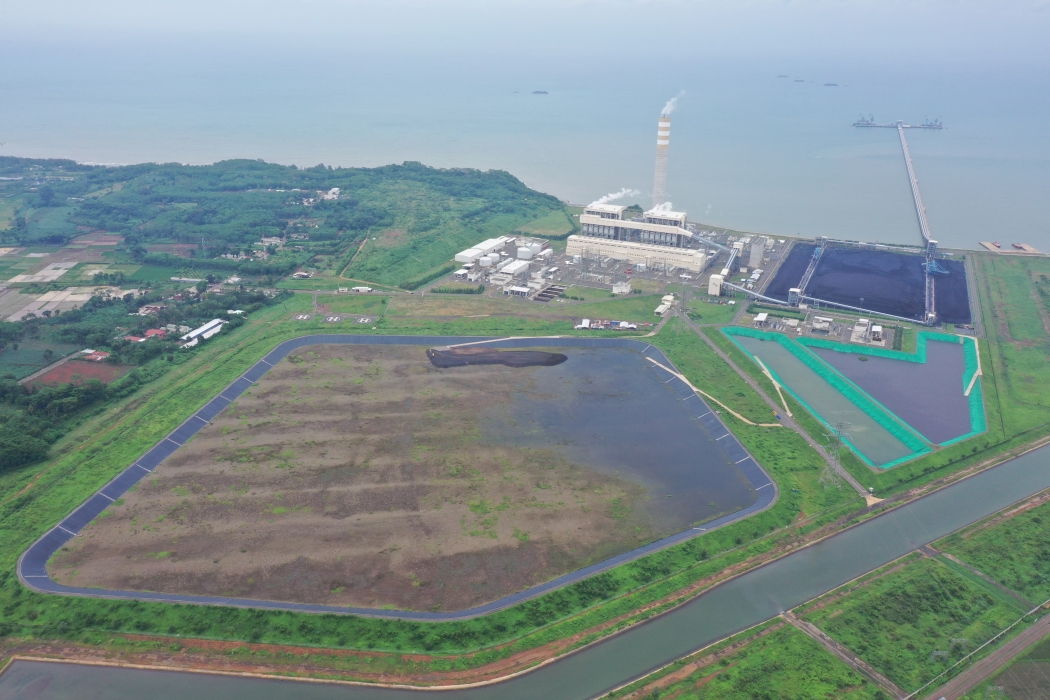 インドネシア 火力発電所(100万kw×2基) 石炭灰捨て場 地盤改良工事