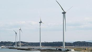 万葉の里(南相馬)風力発電所向け土木・基礎工事