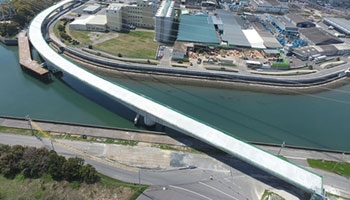 四日市港霞ヶ浦北ふ頭地区道路(霞4号幹線)橋梁(P49~P53)上部工事