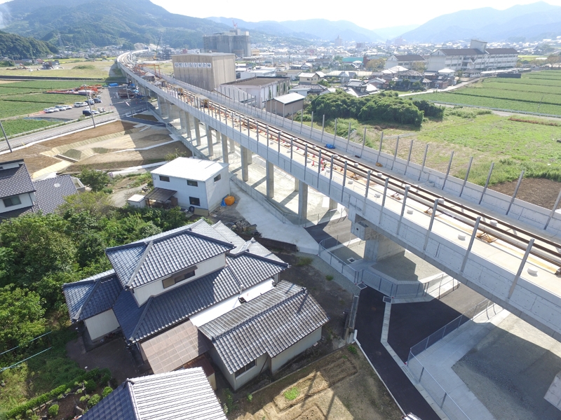 九州新幹線(西九州)、嬉野温泉駅高架橋他工事
