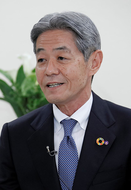 President & Representive Director Katsuhiko Karasuda